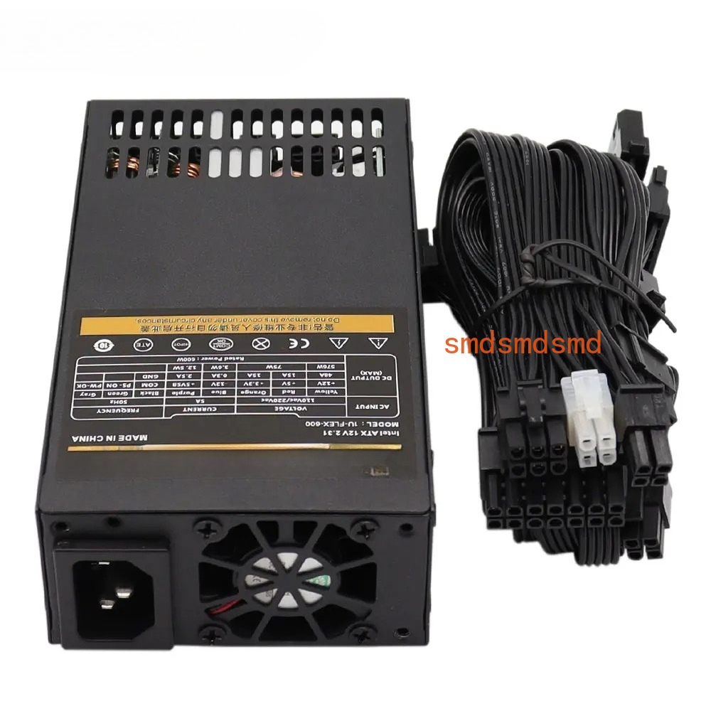 Atx Power Supply 1U Flex 500W - 600W Modüler Güç Kaynağı Küçük 1U