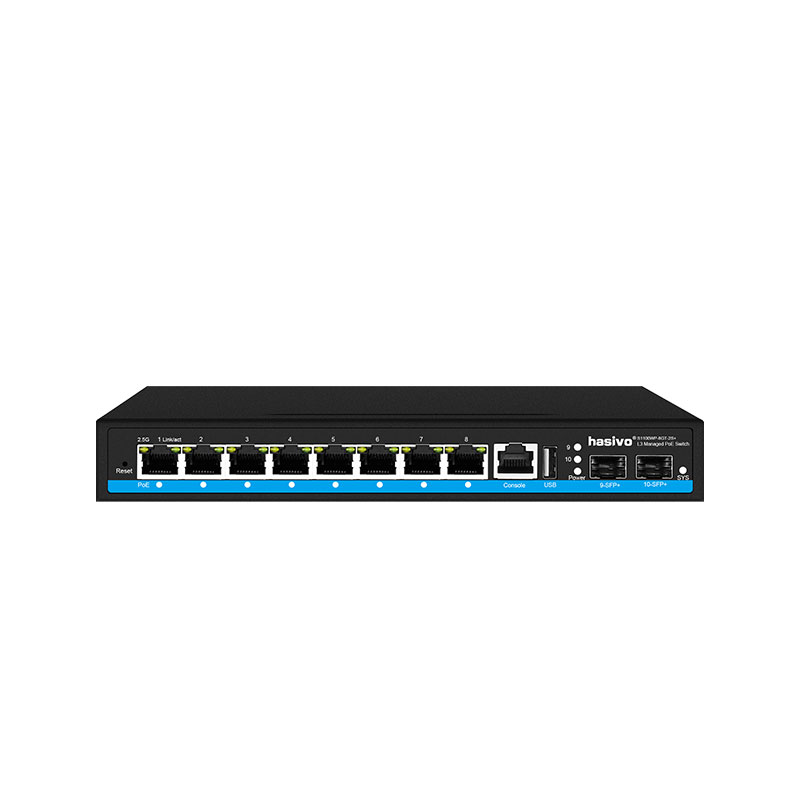 Sfp+ 10G Managed Switch 8 Port - 8 Bağlantı Noktalı L3 Yönetilen 2,5