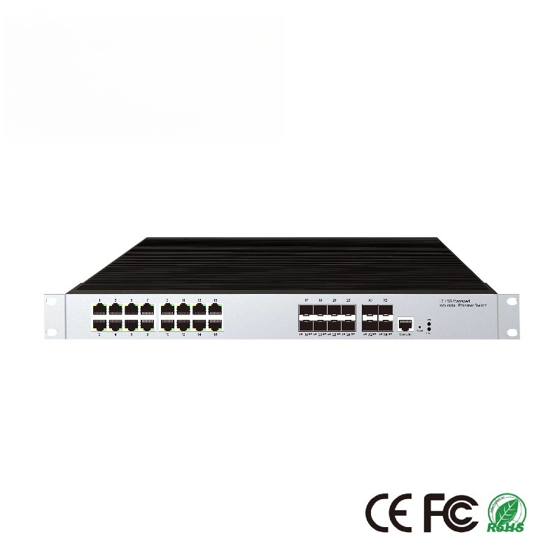 Sfp+ 10G Managed Switch 8 Port - 16 RJ45 Portlu Endüstriyel Yönetilebilir Ethernet