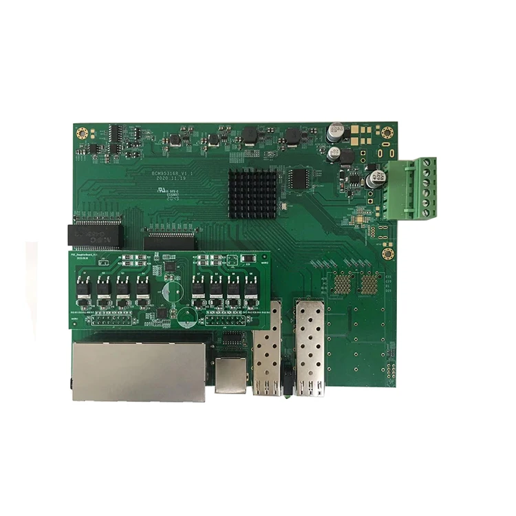 Sfp+ 10G Managed Switch 8 Port - 8 portlu 10/100/1000Mbps endüstriyel kurumsal sınıf