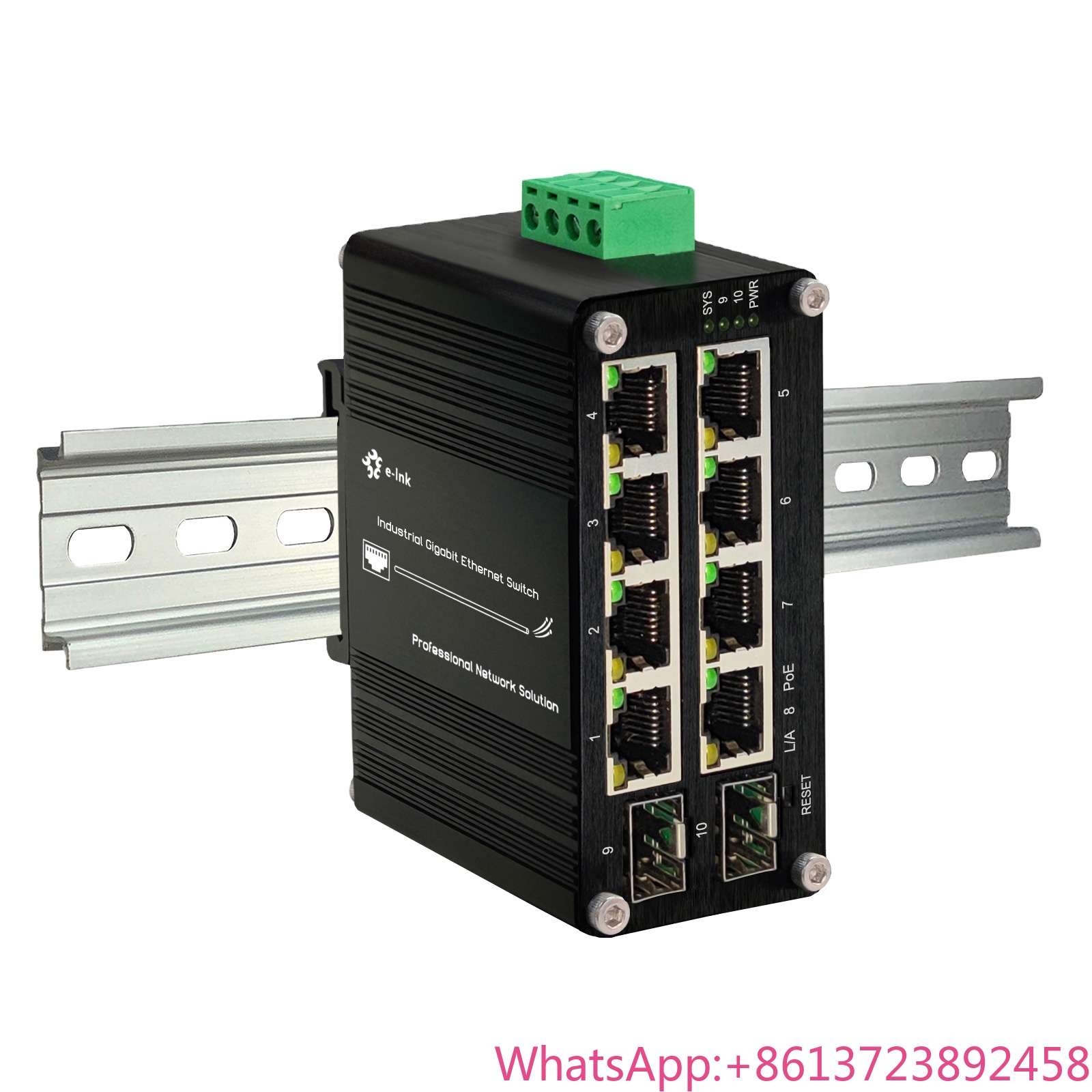 Managed Gigabit Poe Switch 8 Port 802.3At - Yönetilebilir PoE Switch 8 Port 10/100/1000T