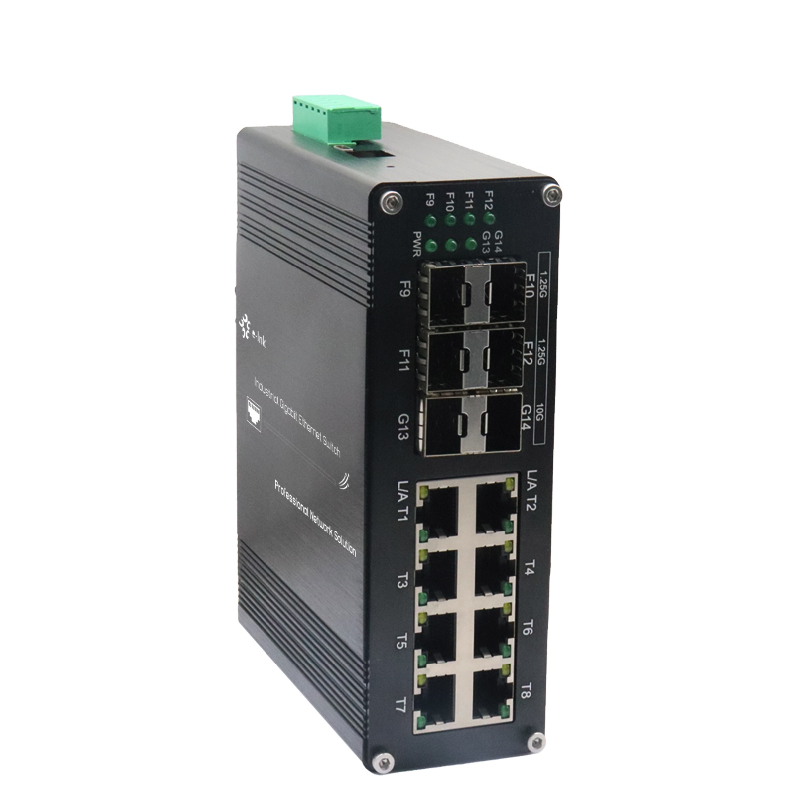 Sfp+ 10G Managed Switch 8 Port - Endüstriyel L2+ 8 Portlu 10/100/1000T +