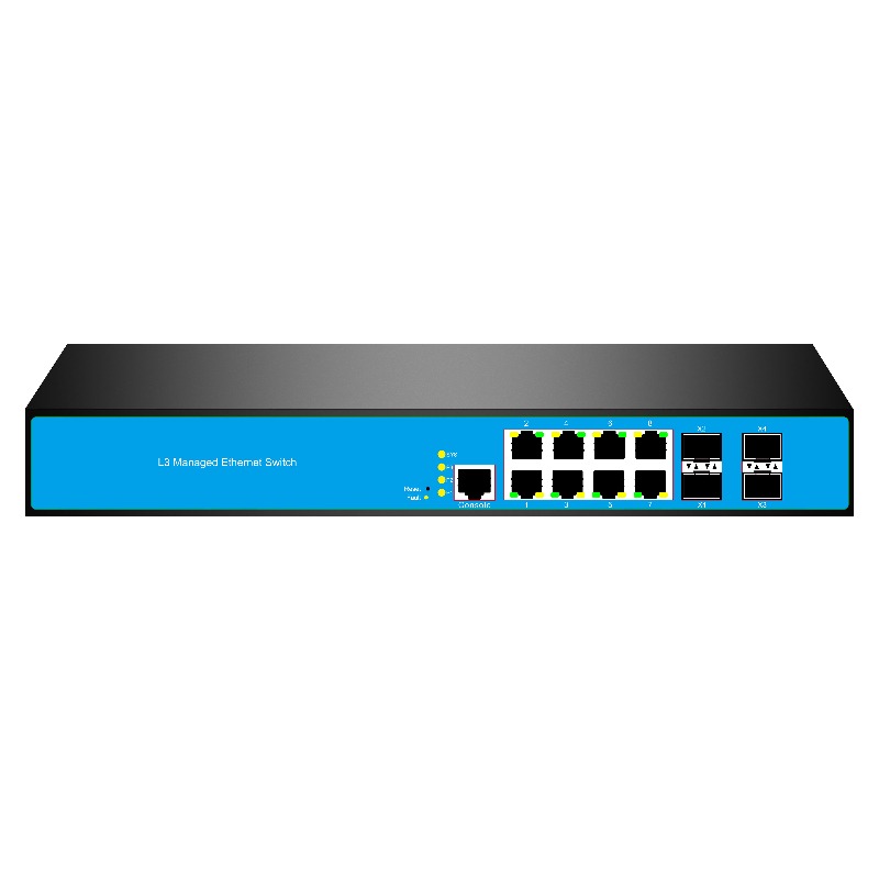Sfp+ 10G Managed Switch 8 Port - 12 Portlu 8/PoE 4/10G SFP L3