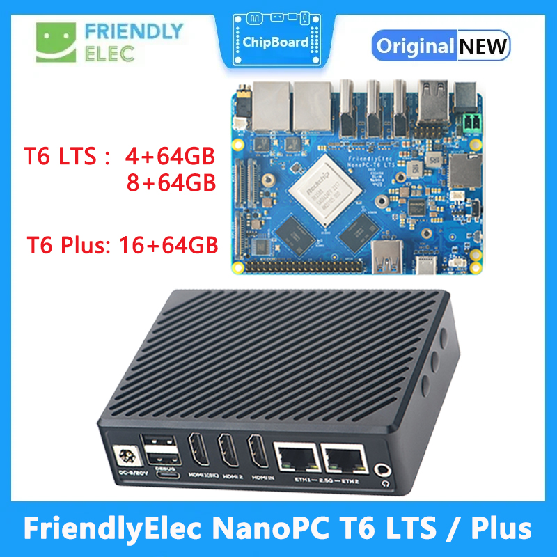 FriendlyElec NanoPC T6 LTS/Plu - Nanopc T6 16Gb incelemesi ve fiyatı