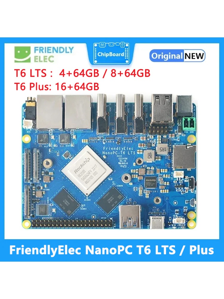 FriendlyElec NanoPC T6 LTS/Plu - Nanopc T6 16Gb incelemesi ve fiyatı