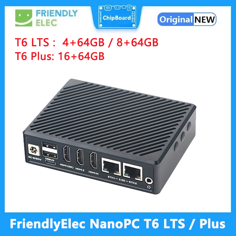 FriendlyElec NanoPC T6 LTS/Plu - Nanopc T6 16Gb incelemesi ve fiyatı