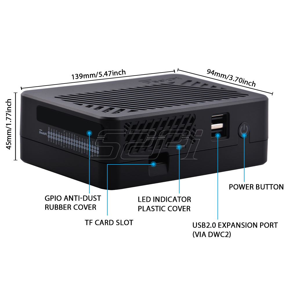 52Pi DeskPi Lite NAS Kılıfı il - Deskpi Super6C incelemesi ve fiyatı