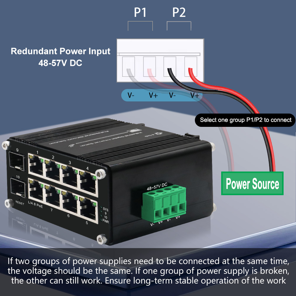 Yönetilebilir PoE Switch 8 Por - Managed Gigabit Poe Switch 8 Port 802.3At incelemesi ve fiyatı
