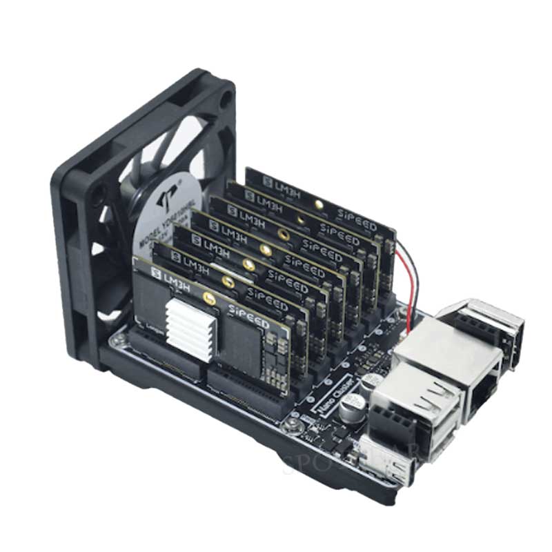 Sipeed NanoCluster Mini Küme K - Deskpi Super6C incelemesi ve fiyatı