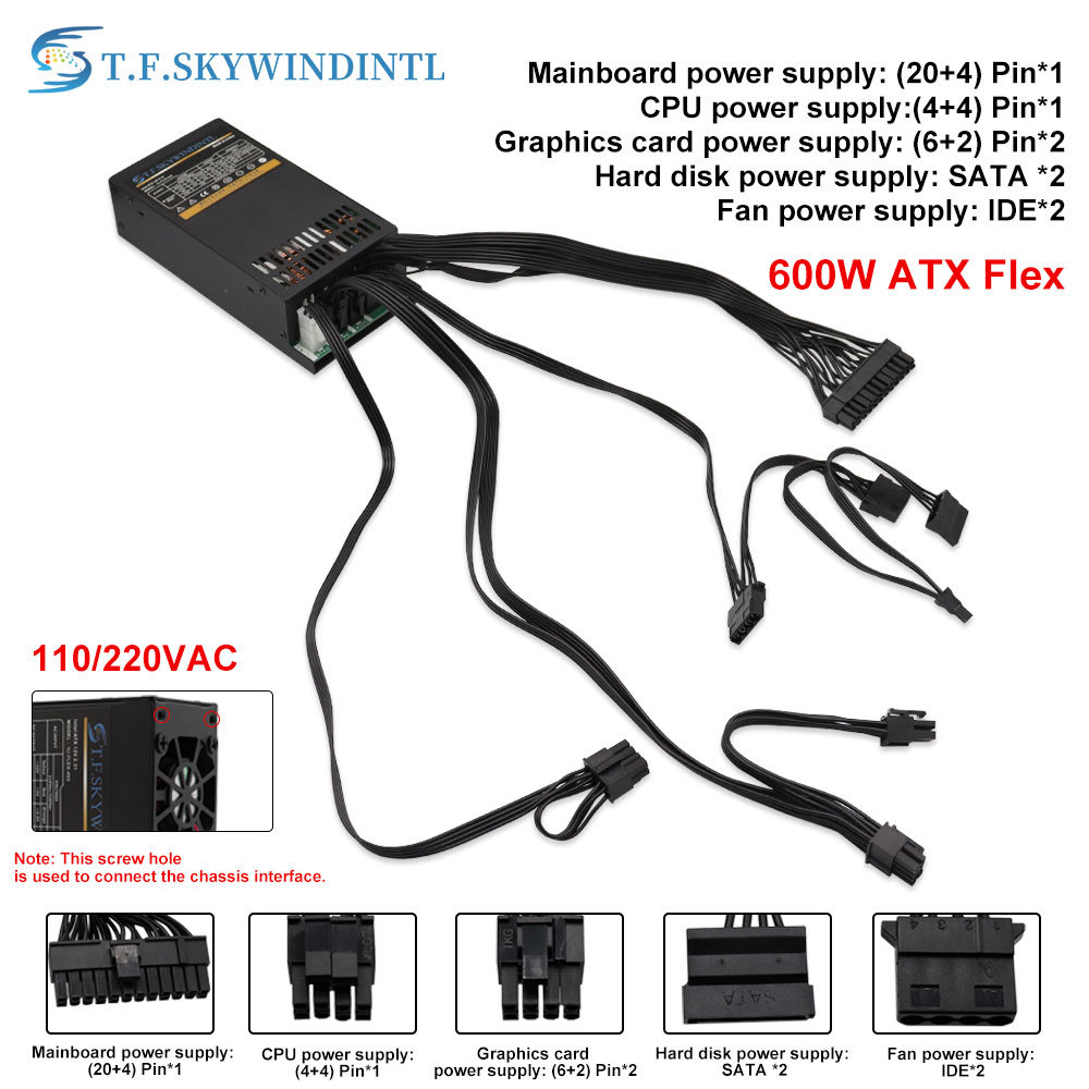 Flex 600W Modüler Güç Kaynağı  - Atx Power Supply 1U Flex 500W incelemesi ve fiyatı